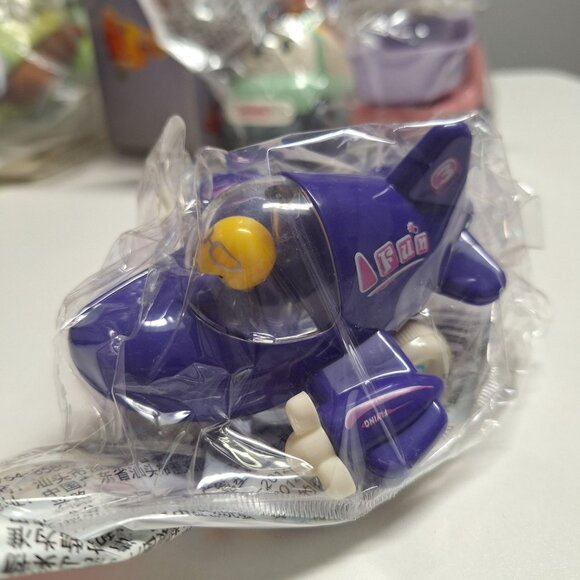 Toy Car Dumptruck Purple Plane Firetruck Police Rescue New Spin Drive Go Move - Picture 6 of 9